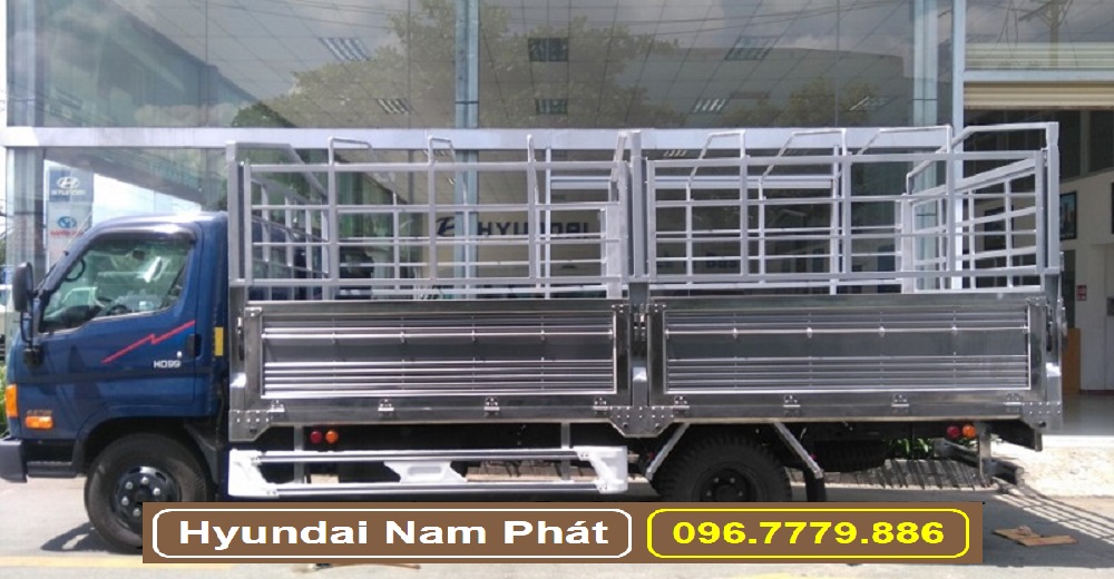 xe tải Hyundai HD99 gắn bửng nâng hạ